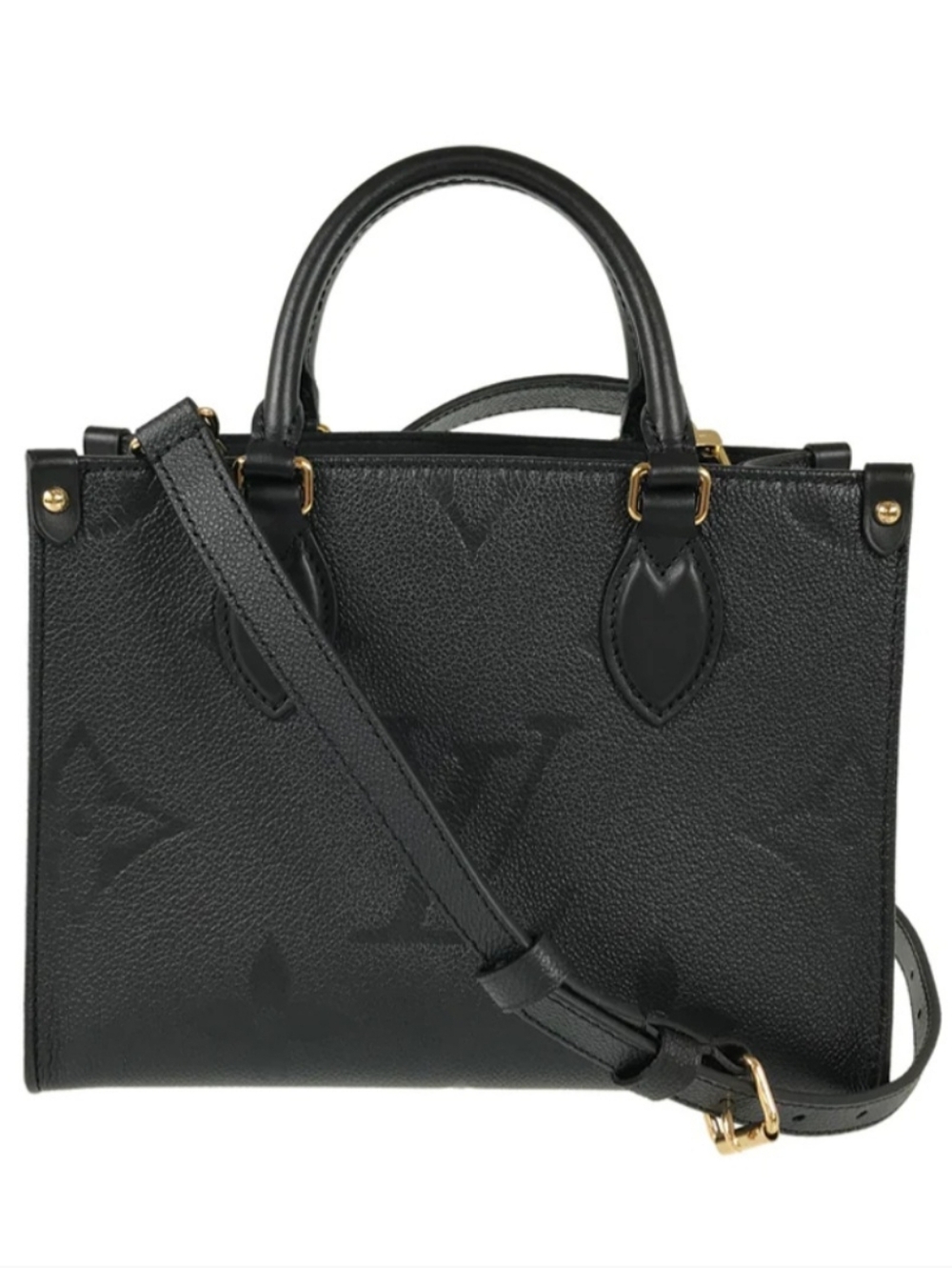 The NEW Boutique On The Go Black Satchel with Gold Hardware